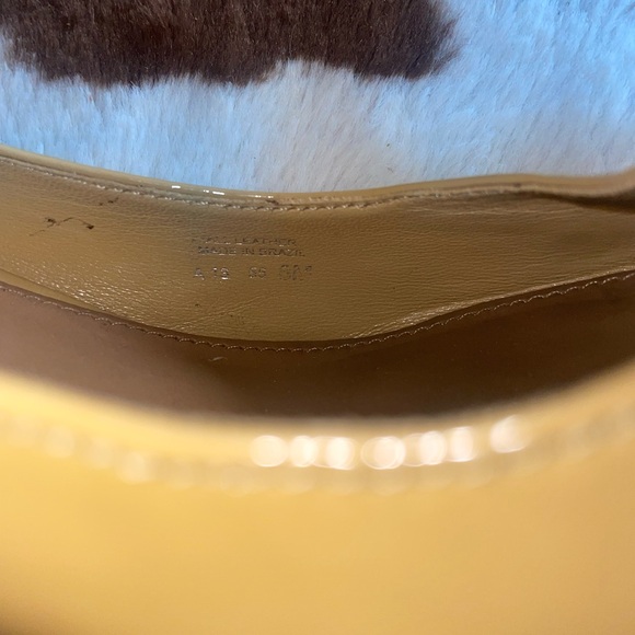 Tory Burch REA 75mm open toe pump patent calf sz 8 - Picture 11 of 15